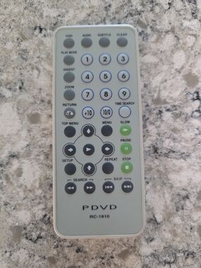 PDVD RC-1810 Portable DVD Player Remote Magnavox
